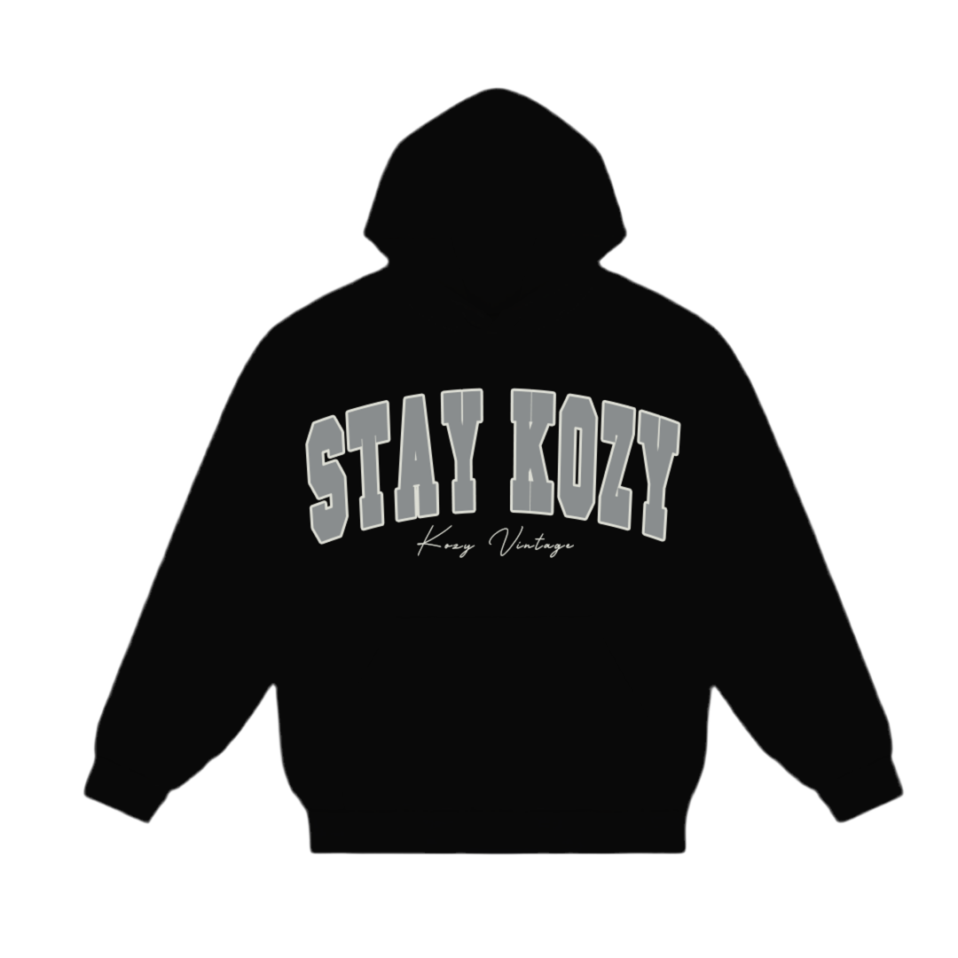 Stay Kozy Black hoodie