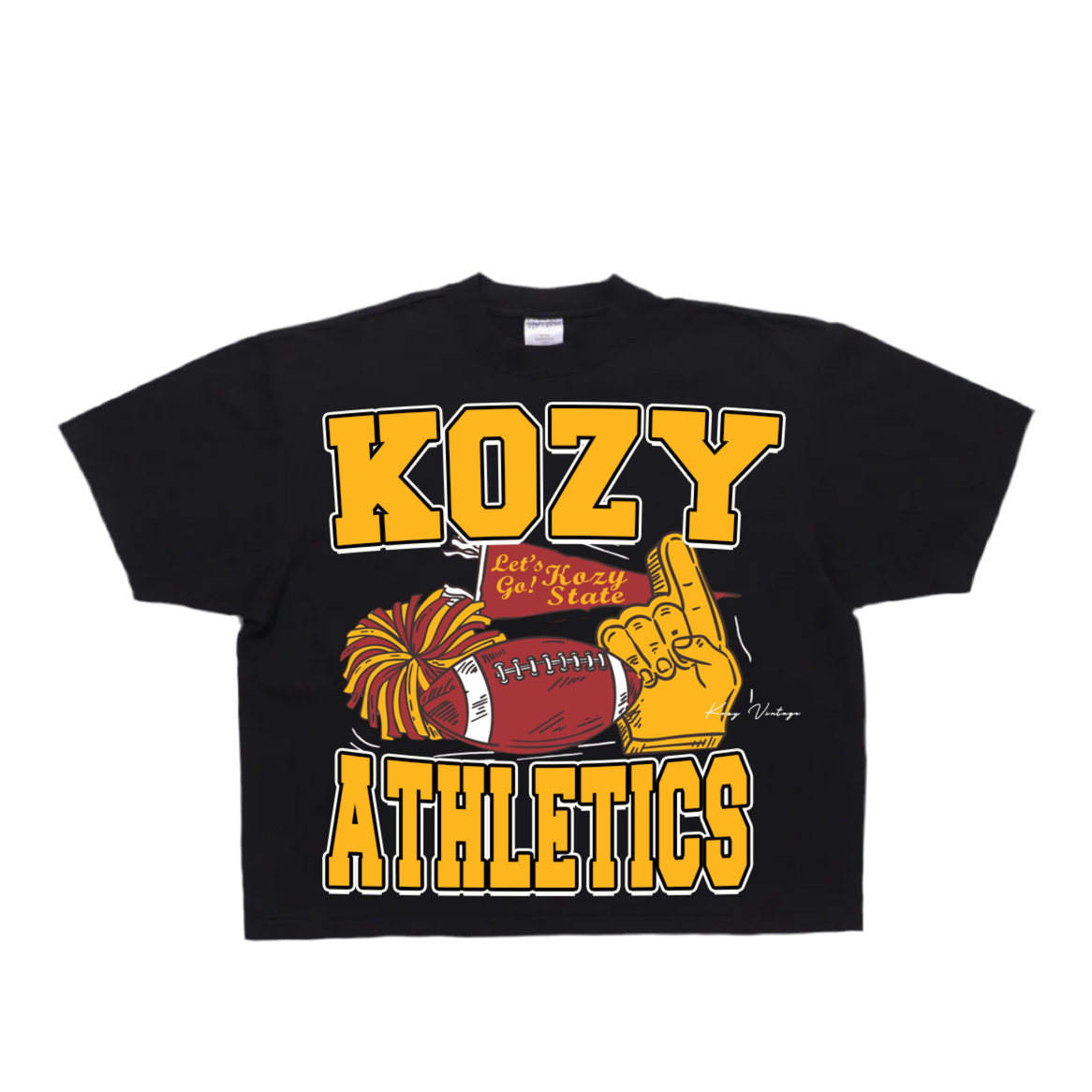 Kozy Athletics Cropped Tee