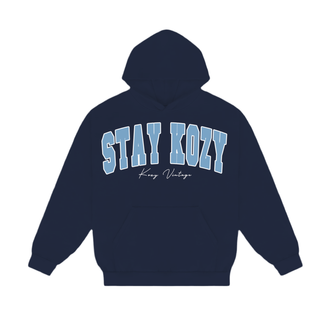 Stay Kozy Navy hoodie