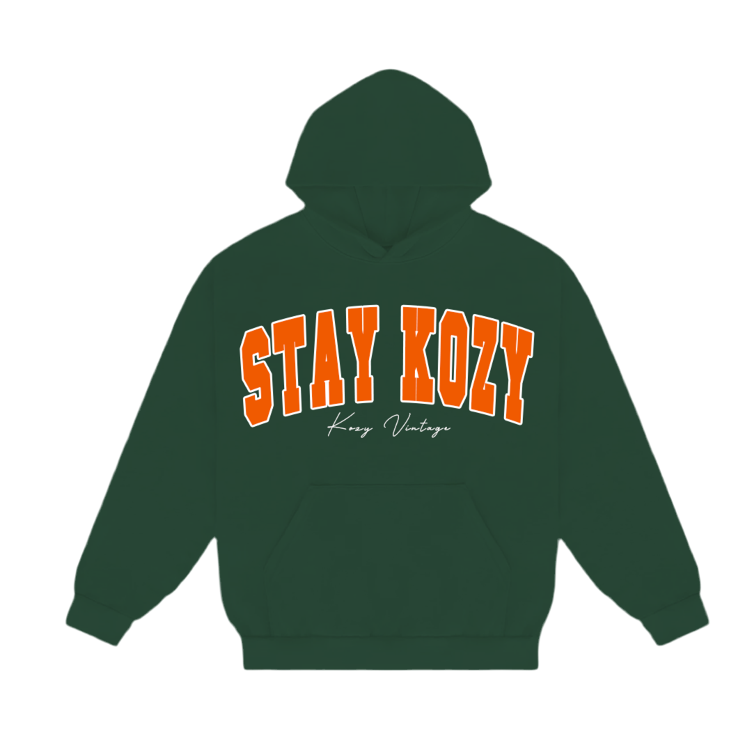 Stay Kozy Green hoodie