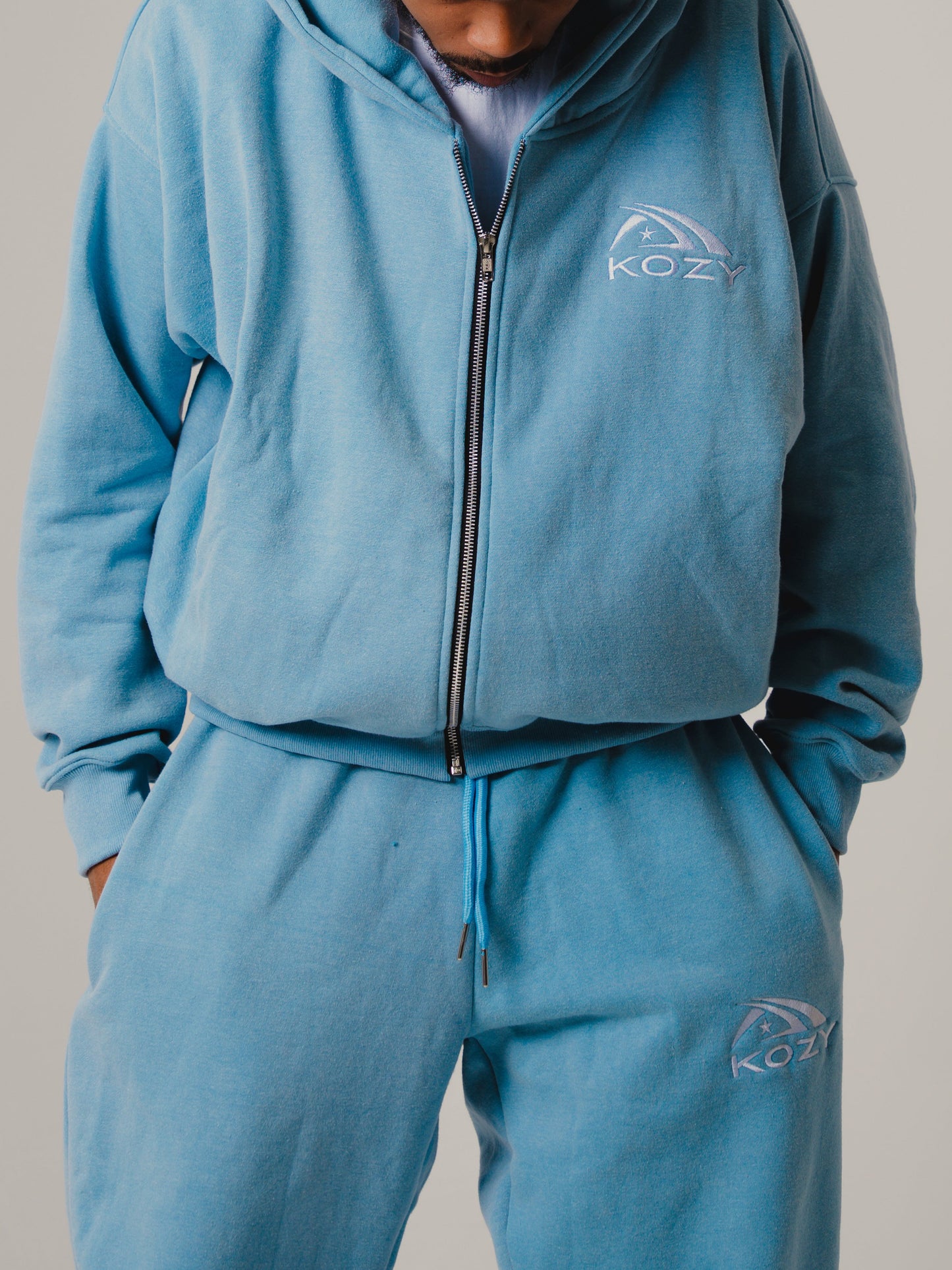 Periwinkle Zip-Up Jacket