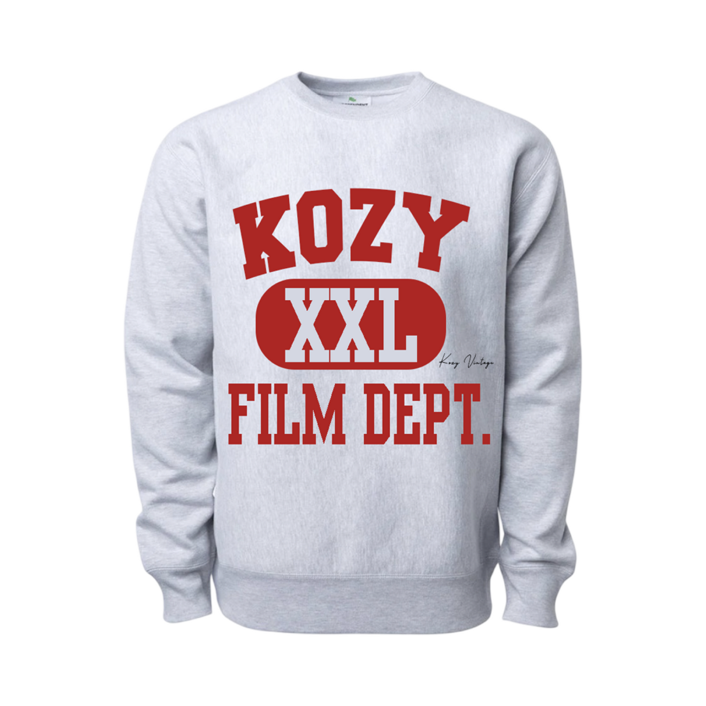 Kozy Film Dept. Crewneck: Red