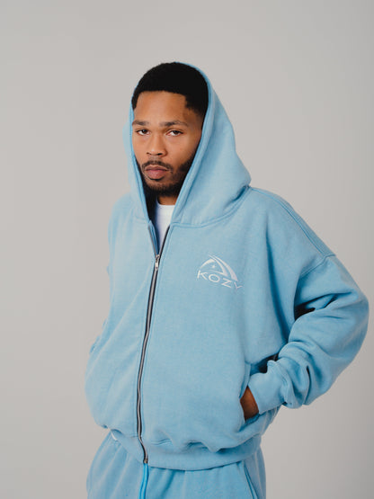 Periwinkle Zip-Up Jacket