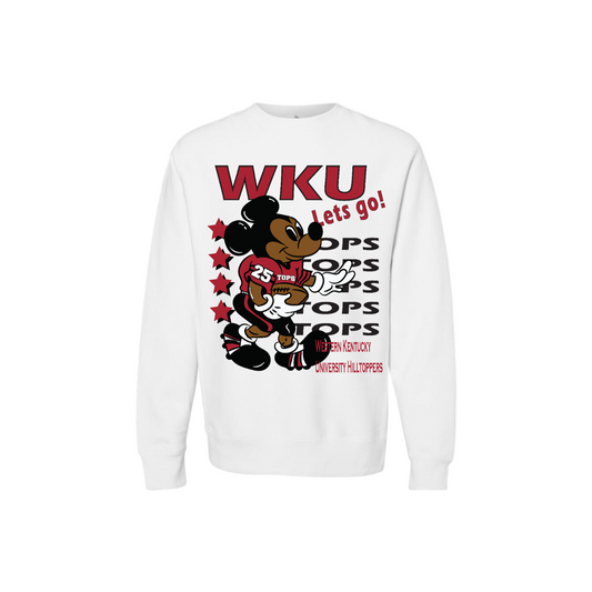 Football Mickey Crewneck